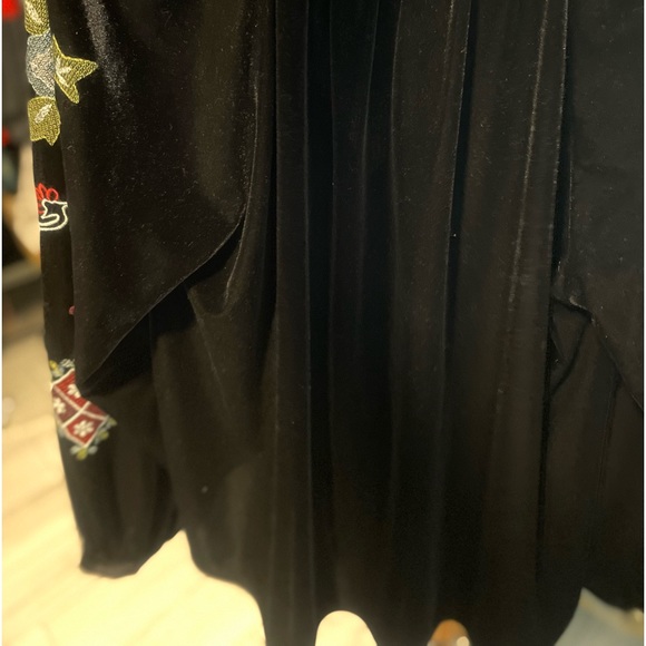 Zara Embroidered Velvet Top - Picture 7 of 8